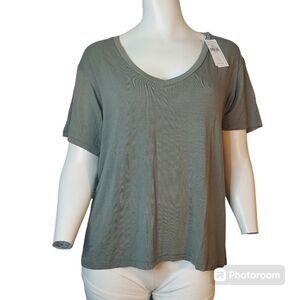 NWT Woman's American Eagle Soft & Sexy Gray Top